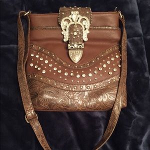 Brown western bag